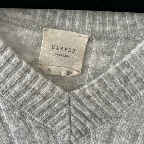 Wilfred Heather Gray V-Neck Sweater - Picture 3 of 4